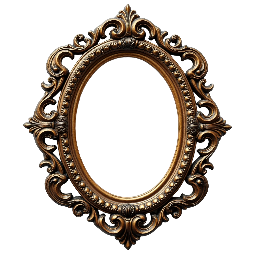 Ornate Oval Frame